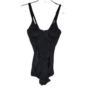 Marilyn Monroe Black Body Shapewear Bodysuit Size Large
